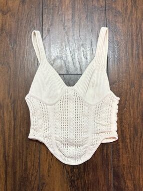 Crochet corset top